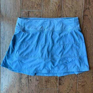 Lululemon Pace Rival Skirt. Shorts With Pockets Underneath. Size 6. Blue.